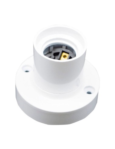 Portalámparas superficie e27 4a 250 v~ blanco ø67 x 57 mm