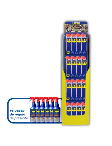Expositor 48 uds wd40 multi uso doble acción 500 ml *** promoción regalo 6 uds desengrasante profesional specialist 1 l ref. ...