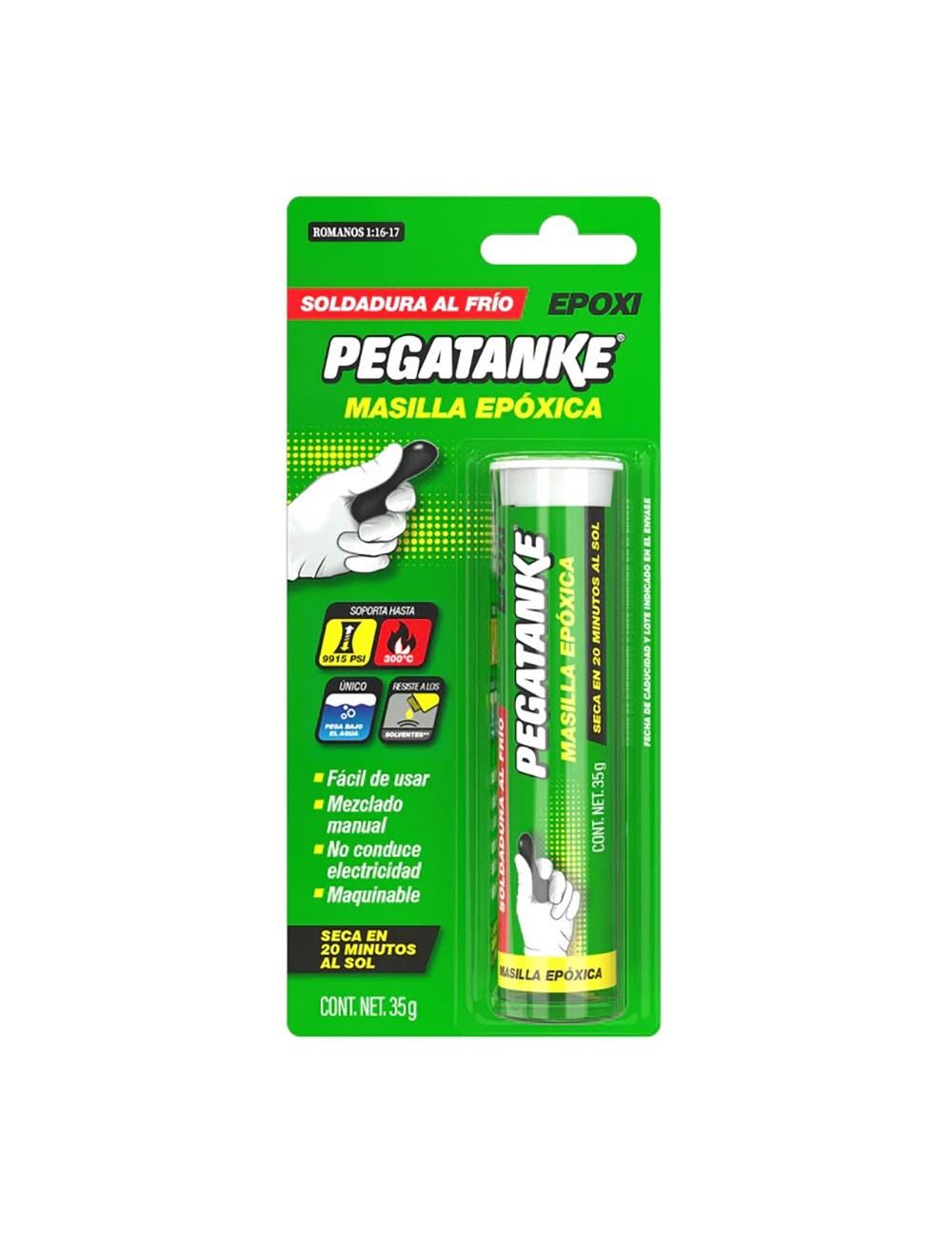 Masilla epóxica bi-componente, 35 g