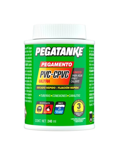 Pegamento tuberías pvc - cpvc, 240 ml