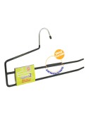 Percha antideslizante para 2 pantalones, color azul
