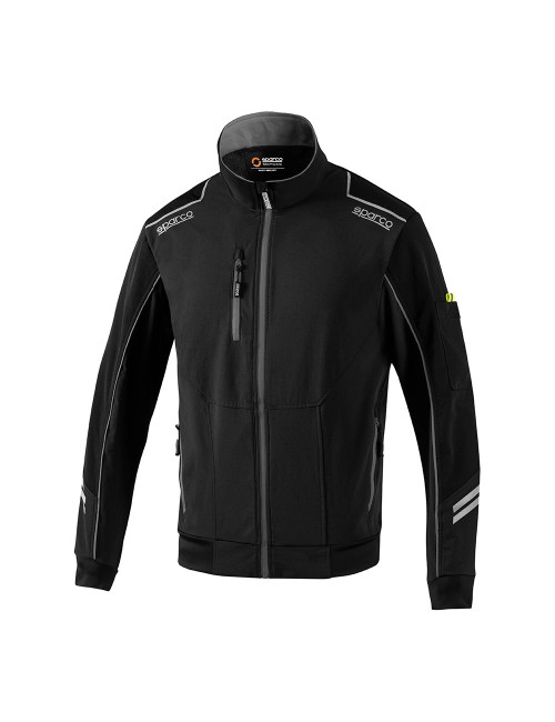 Chaqueta light-shell tech técnica, negra/gris, austin, t1 - s