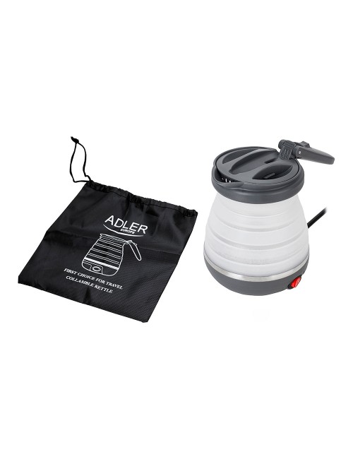 Hervidor portátil plegable de silicona ad 1279, 750 w, 0,6 l