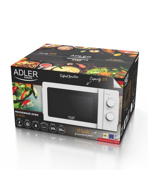 Microondas ad 6205, 700 w, 20 l