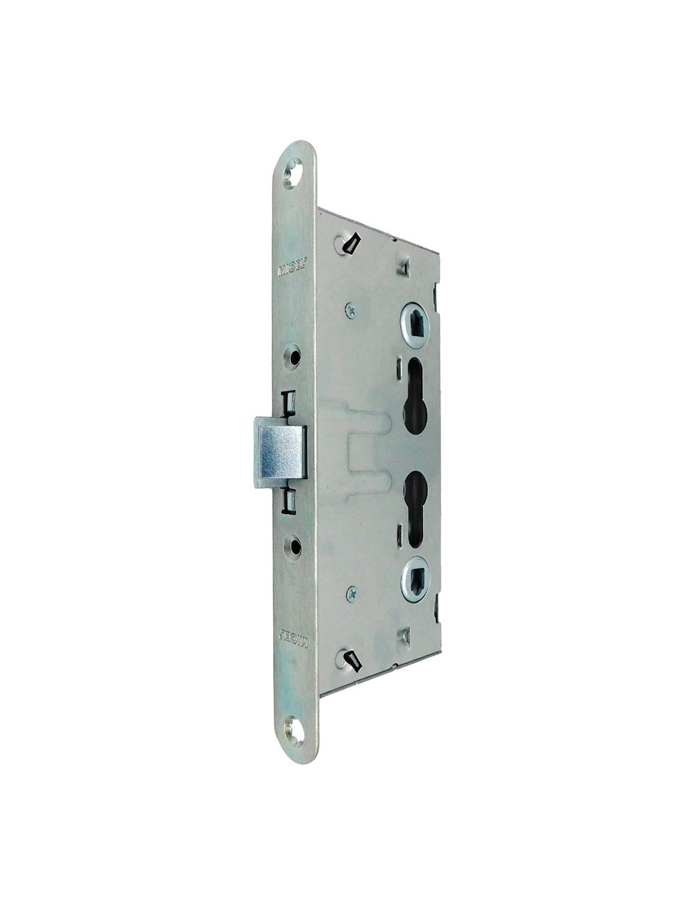 Cerradura embutir cortafuego sin cilindro cre09 72 mm zincado