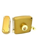 Cerradura sobreponer crs02 derecha 60 x 120 mm pintado oro