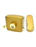 Cerradura sobreponer crs02 izda 60 x 120 mm pintado oro