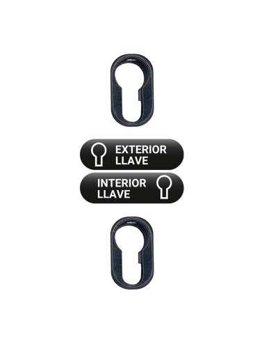 Cerrojo sobreponer sin cilindro crr16 pintado gris