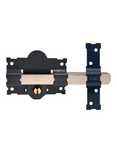 Cerrojo sobreponer crr07 105l/70 mm pintado gris