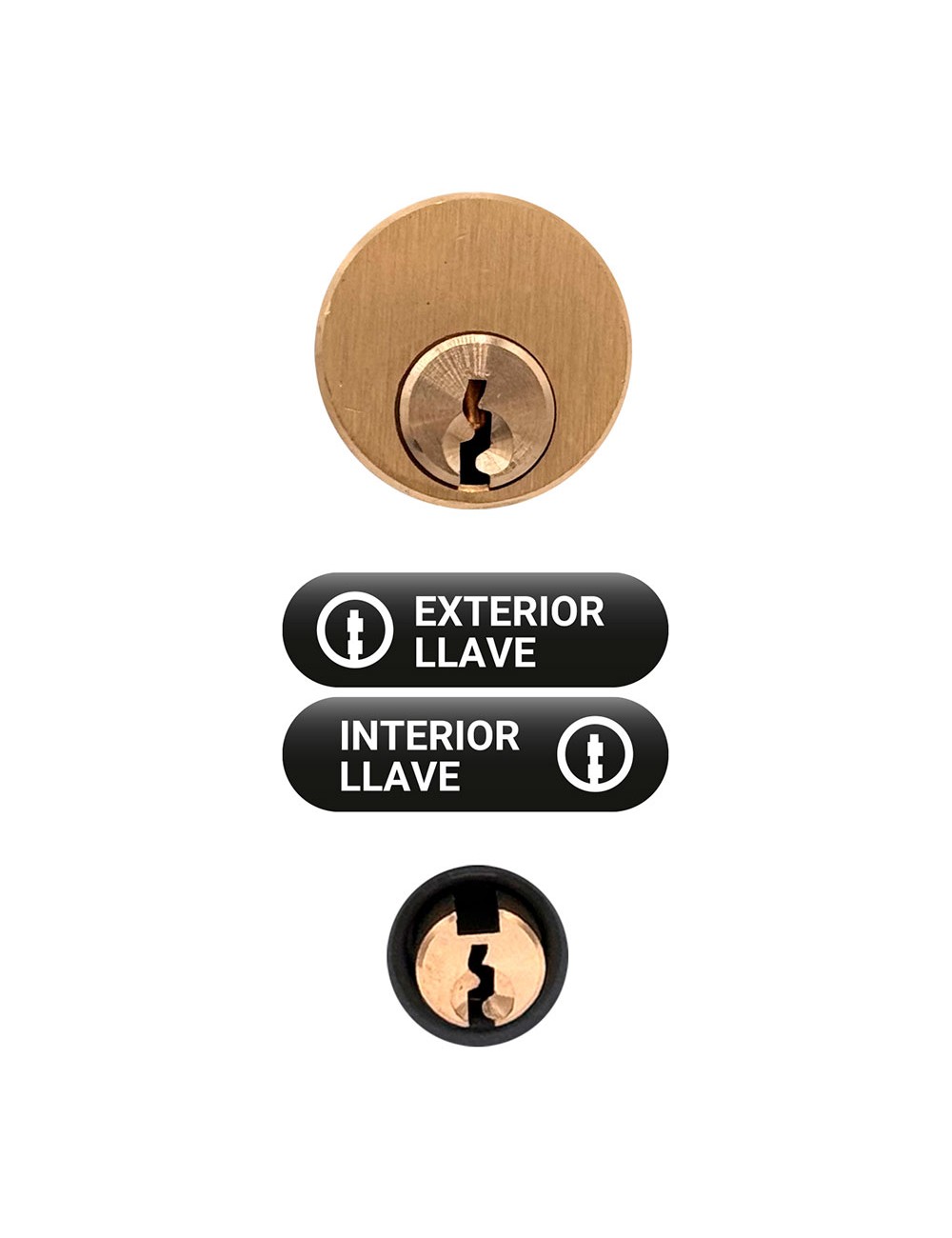 Cerrojo sobreponer crr07 105l/70 mm pintado gris