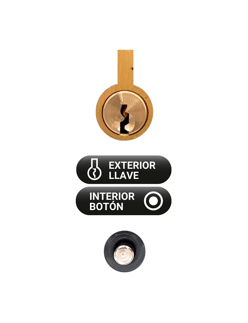 Cerrojo sobreponer crr08 86b/50 mm pintado gris