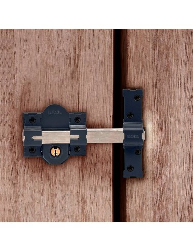 Cerrojo sobreponer crr09 86l/50 mm pintado gris