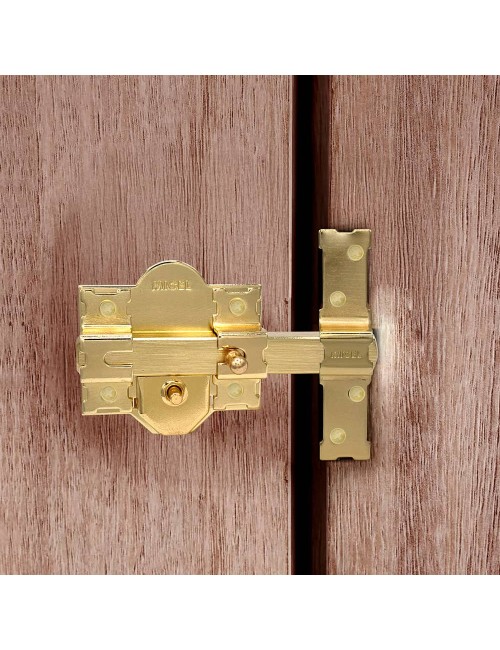 Cerrojo sobreponer crr10 86b/50 mm latón satinado
