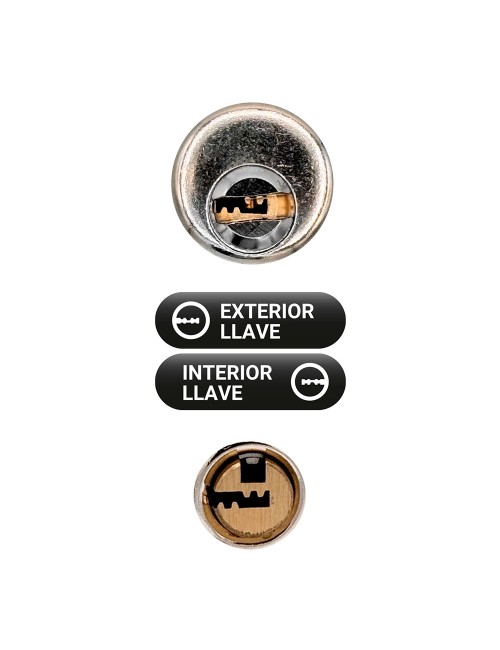 Cerrojo sobreponer crr11 86l/50 mm níquel