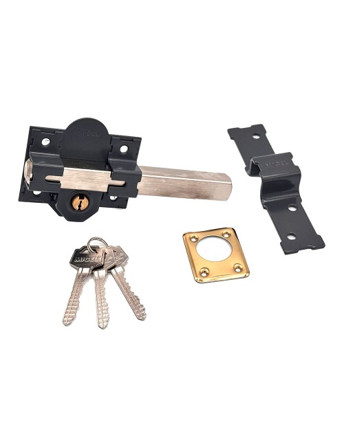 Cerrojo sobreponer crr13 86l/50 mm pintado gris