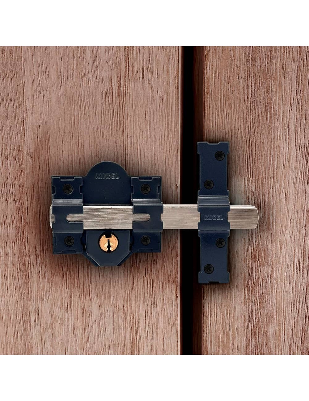 Cerrojo sobreponer crr13 86l/50 mm pintado gris