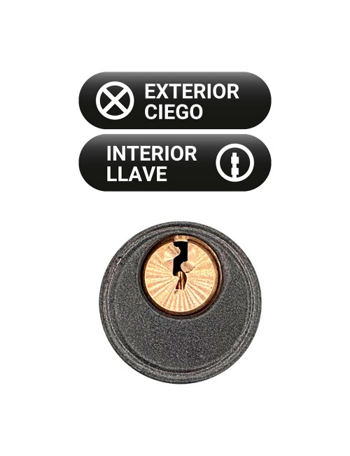 Cerrojo sobreponer crr14 86l/50 mm pintado gris