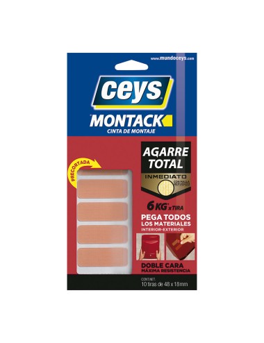 Cinta de montaje pre-cortada de doble cara