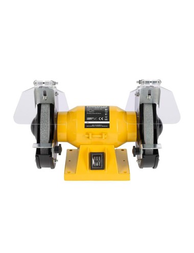 Esmeriladora de banco + 2 ruedas abrasivas de ø150 mm, 150 w