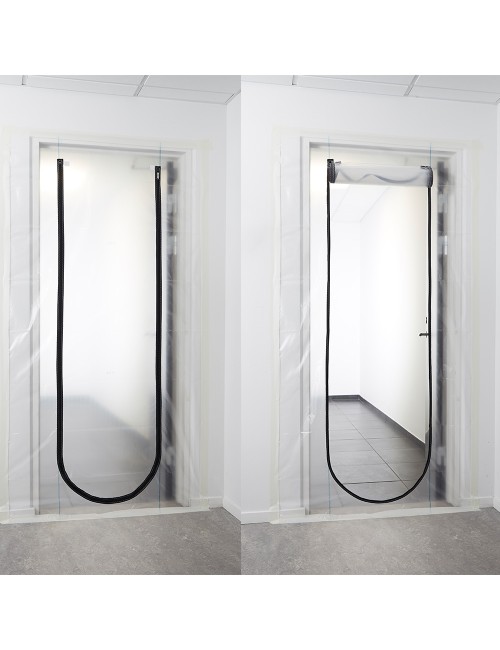 Barrera polvo para puerta, 220 x 110 cm