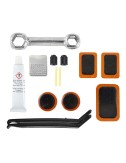 Kit reparación pinchazos con herramienta, 14 piezas