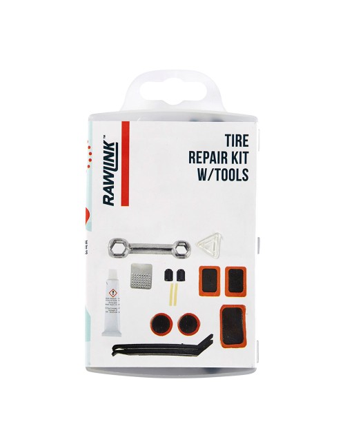 Kit reparación pinchazos con herramienta, 14 piezas