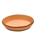 Bandeja de papel redondo para freidora de aire foodies mp, ø20 x 4,5 cm, 50 uds