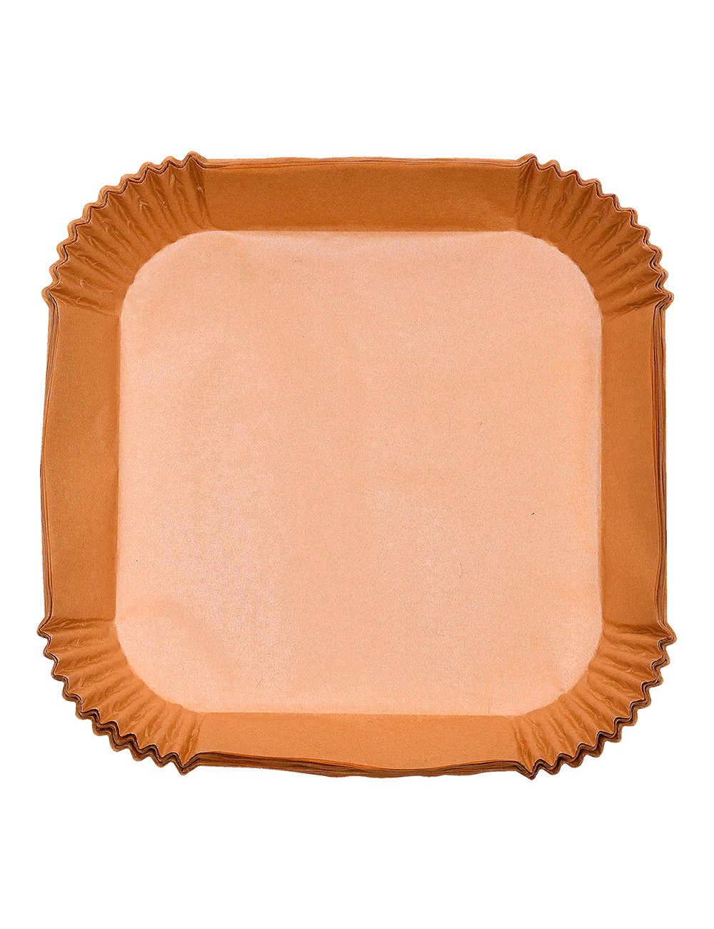 Bandeja de papel cuadrada para freidora de aire foodies mp, 20 x 20 cm, 50 uds