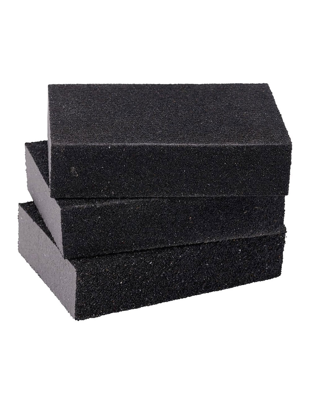 Bloque de lijado 10 x 7,5 x 2,5 cm, set 3 uds