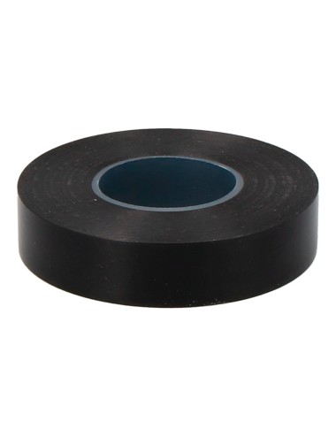 Cinta aislante eléctrica profesional pvc alta adhesión 19 mm x 33 m negra