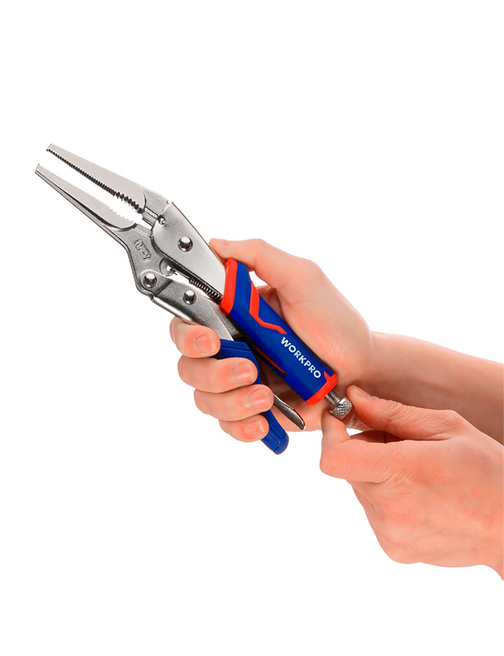 Alicates de presión boca larga pro cr-v, 230 mm