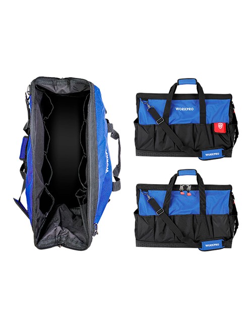 Bolsa de herramientas con cremallera con base impermeable 60 x 26 x 40 cm