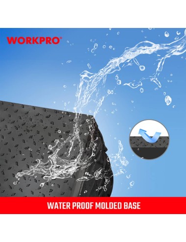 Bolsa de herramientas con cremallera con base impermeable 60 x 26 x 40 cm