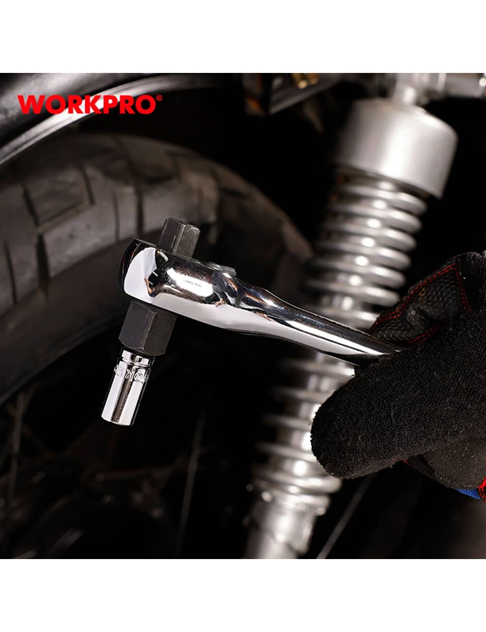 Carraca cr-v 3 en 1, 1/4" + 3/8" + 1/2"