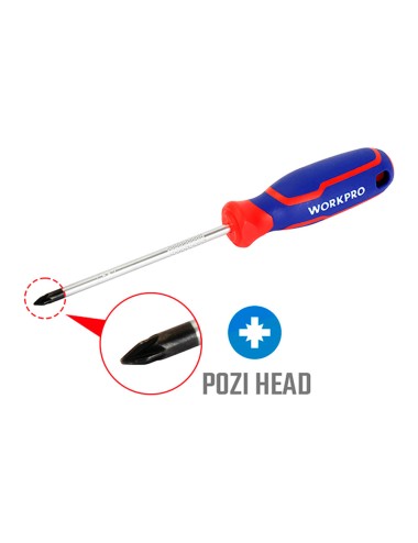 Destornillador pozidriv pz0 x 75 mm