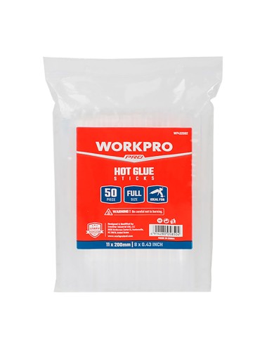 Barras de cola caliente, ø11 x 200 mm, 50 uds