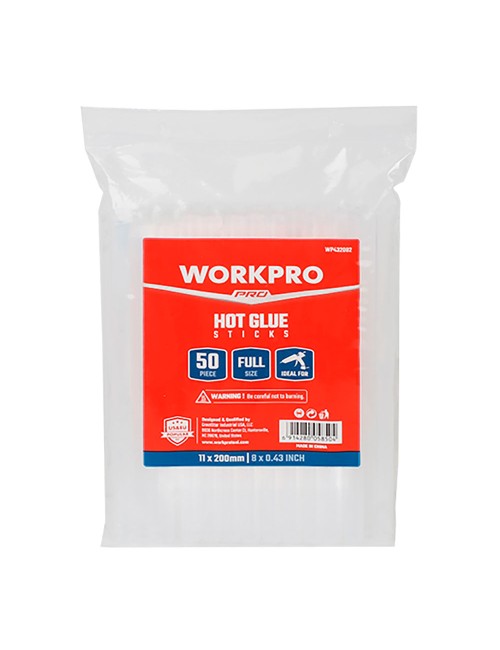 Barras de cola caliente, ø11 x 200 mm, 50 uds