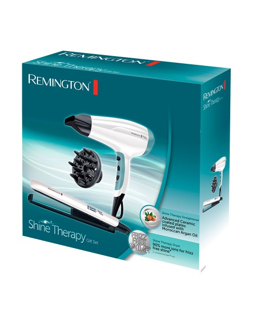 Secador + plancha shine therapy