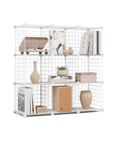 Estantería modular metálica titan c9 blanco