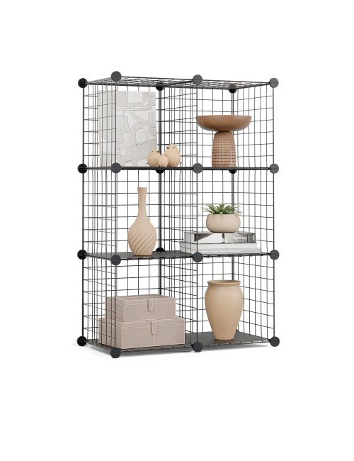 Estantería modular metálica titan c6 negro