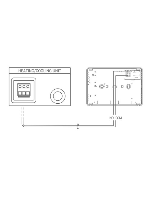 Termostato digital on/off, negro