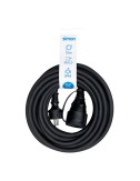 Prolongador profesional 10 m, ip44, h07rn-f 3 g 2,5 mm, 1 toma con tapa, 16 a 250 v~, negro