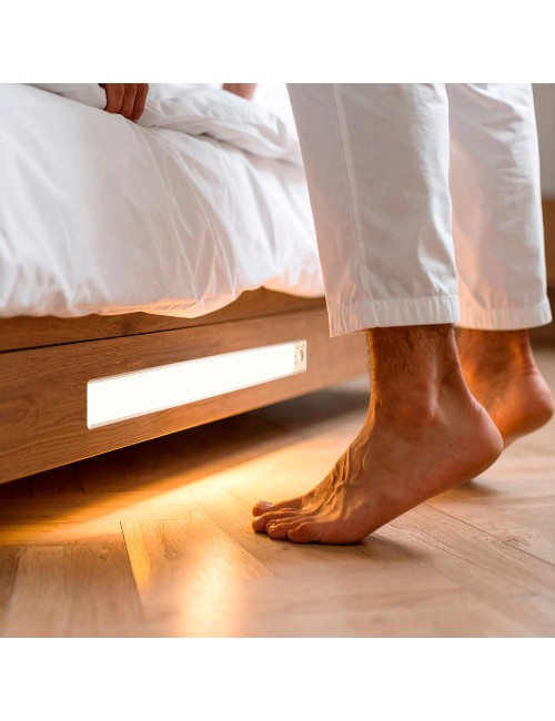 Regleta led regulable y recargable con sensor, magnética, 1,5 w, 3cct, 1500 mah, 14 x 40 x 306 mm