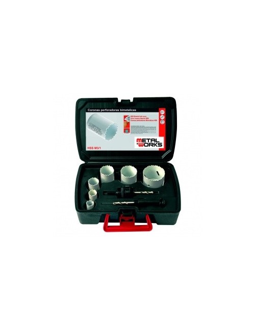 JGO DE CORONAS PERFORADORAS MWCBE13 - 13PZ JUEGO ELECTRICIDAD 16-60  13p
