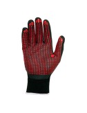 Guante nailon / licra con palma nitrilo foam/puntos, agility® dots, negro y rojo, t-9 l