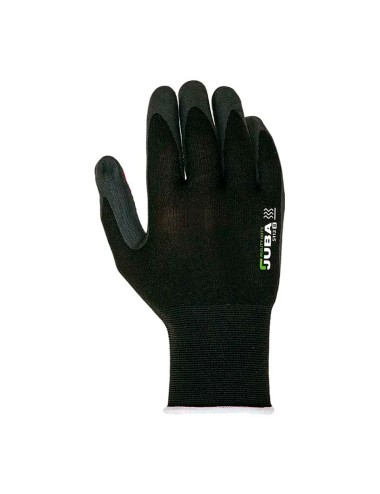 Guante nailon / licra con palma nitrilo foam/puntos, agility® dots, negro y rojo, t-10 xl