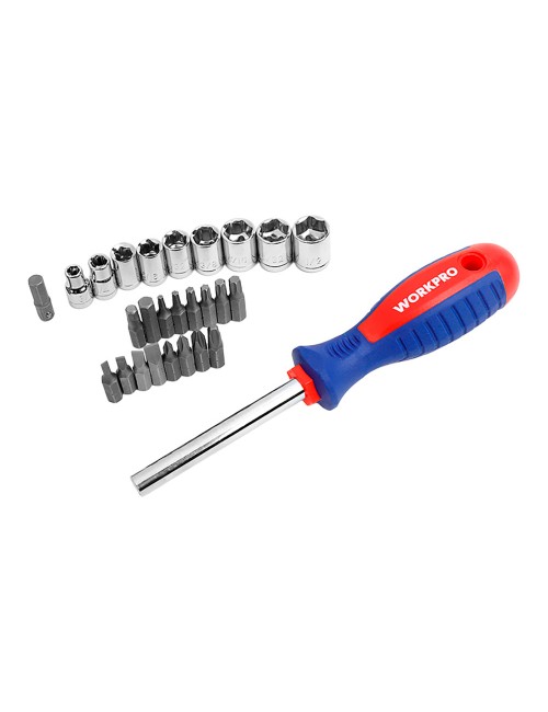 Destornilladores con soporte, juego de 45 piezas