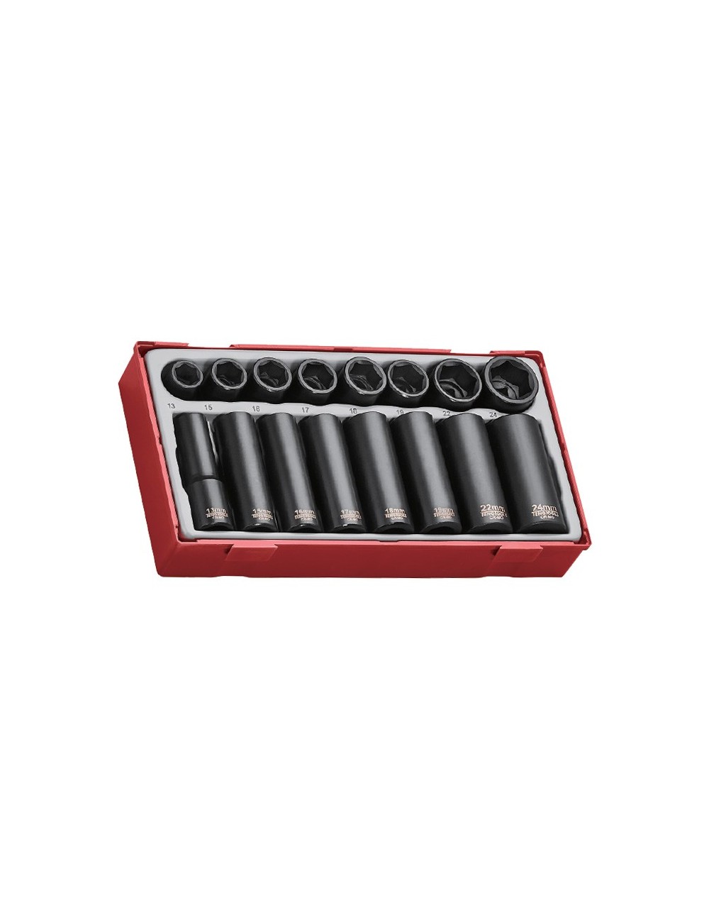 JUEGO DE VASOS DE IMPACTO 1/2'  16 PZAS TT9116N