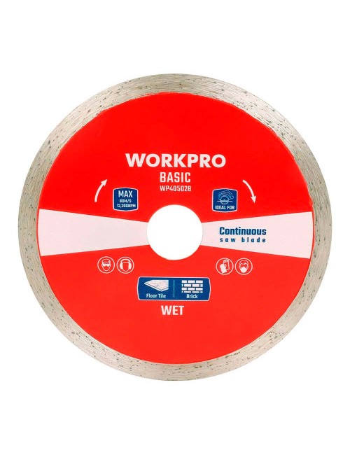 Disco de corte, diamante, diente continuo, basic, ø 115 x 22.2 x 7 mm