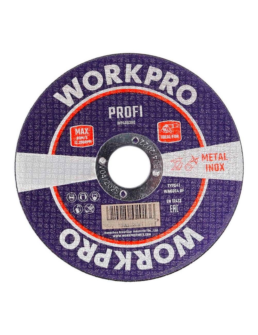 Disco de corte, acero inoxidable, profi ø125 x 1,6 x 22,2 mm